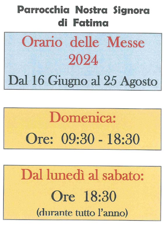 Parrocchia Nostra Signora Di Fatima Parrocchia Nostra Signora di Fatima - Chiesa e Parrocchia Nostra
